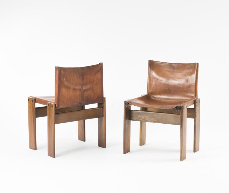 Bild 3 zu Objekt, Six 'Monk' chairs, 1974, Tobia Scarpa, Molteni, Giussano, 127A 246