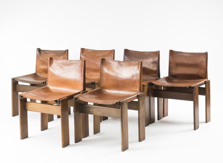 Bild 5 zu Objekt, Six 'Monk' chairs, 1974, Tobia Scarpa, Molteni, Giussano, 127A 246