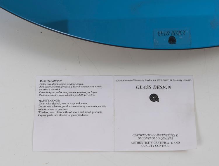 Bild 3 zu Objekt, 'Andromeda 694C' mirror, c1965, Nanda Vigo, Glass Design, Mailand, 127A 112