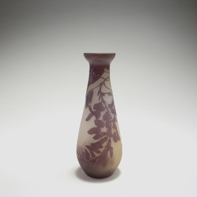 Hauptbild zu Objekt, Vase 'Glycines', 1902-03, Gall&eacute;, Emile, Nancy, 126 148