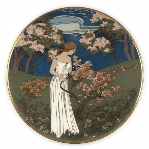 Decorative plate, 1906