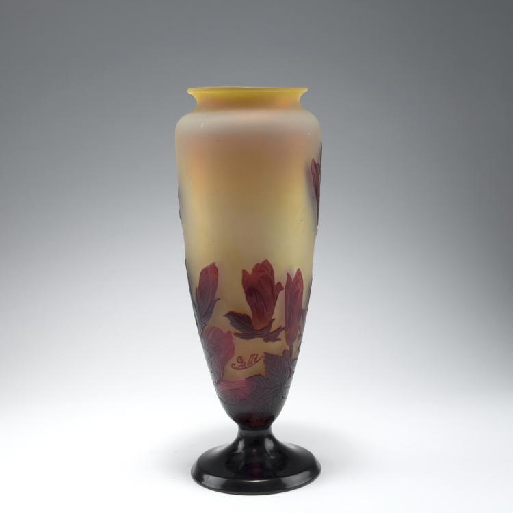 Bild 1 zu Objekt, Gro&szlig;e Vase 'Magnolias', 1920er Jahre, Gall&eacute;, Emile, Nancy, 126 191