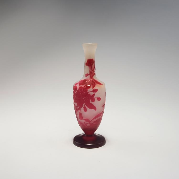 Hauptbild zu Objekt, Vase 'C&eacute;risiers', um 1910, Gall&eacute;, Emile, Nancy, 126 179