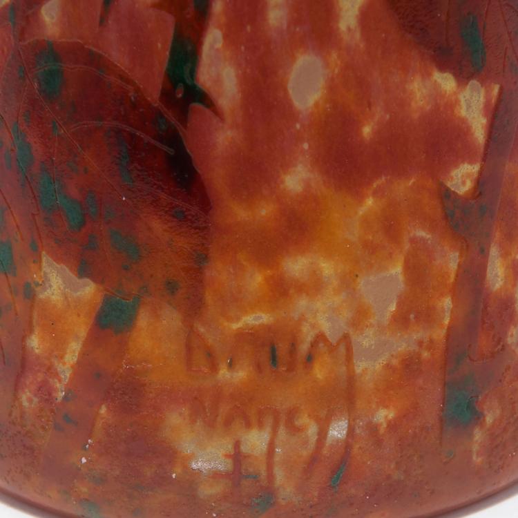 Bild 2 zu Objekt, 'Ronces d'automne' vase, 1910-15, Daum Fr&egrave;res, Nancy, 126 74