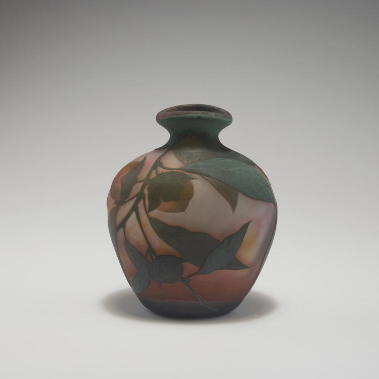Hauptbild zu Objekt, Vase 'Plaqueminier du Japon' bzw. 'Kaki', 1912, Daum Fr&egrave;res, Nancy, 126 95