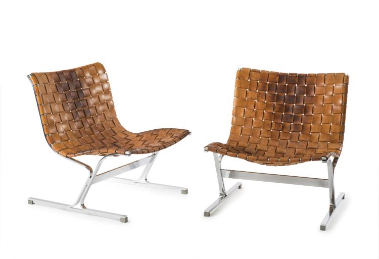 Hauptbild zu Objekt, Zwei Sessel 'PLR 1', 1968, Ross Franklin Littell, ICF Cadsana, Mailand, 127B 495