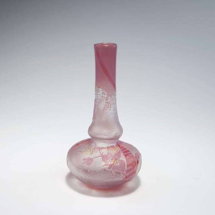 Bild 1 zu Objekt, Vase 'Orchid&eacute;es', um 1900, Vallerysthal et Portieux, Verreries R&eacute;unies, 126 270