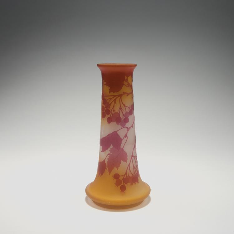 Hauptbild zu Objekt, Vase 'Groseilles', 1904-06, Gall&eacute;, Emile, Nancy, 126 159