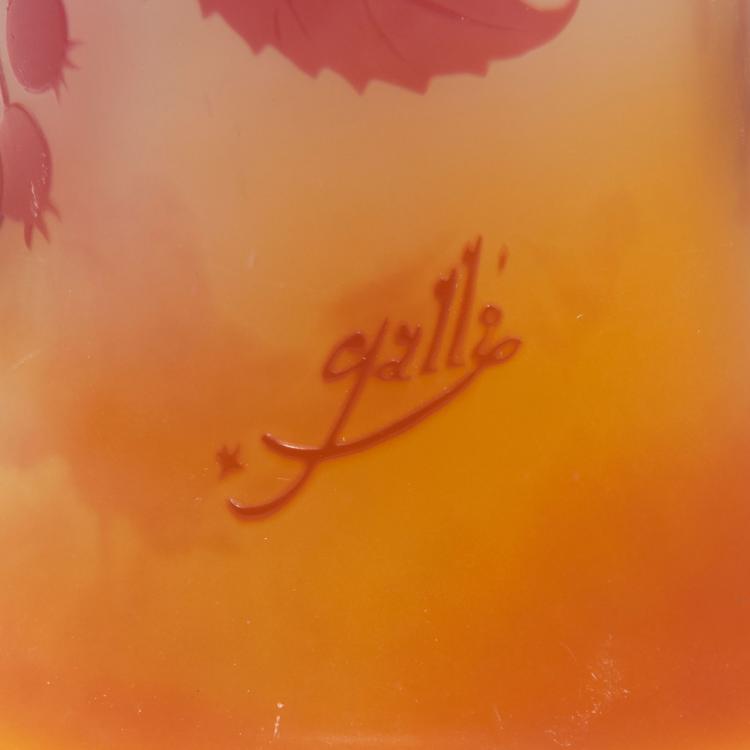 Bild 2 zu Objekt, Vase 'Groseilles', 1904-06, Gall&eacute;, Emile, Nancy, 126 159