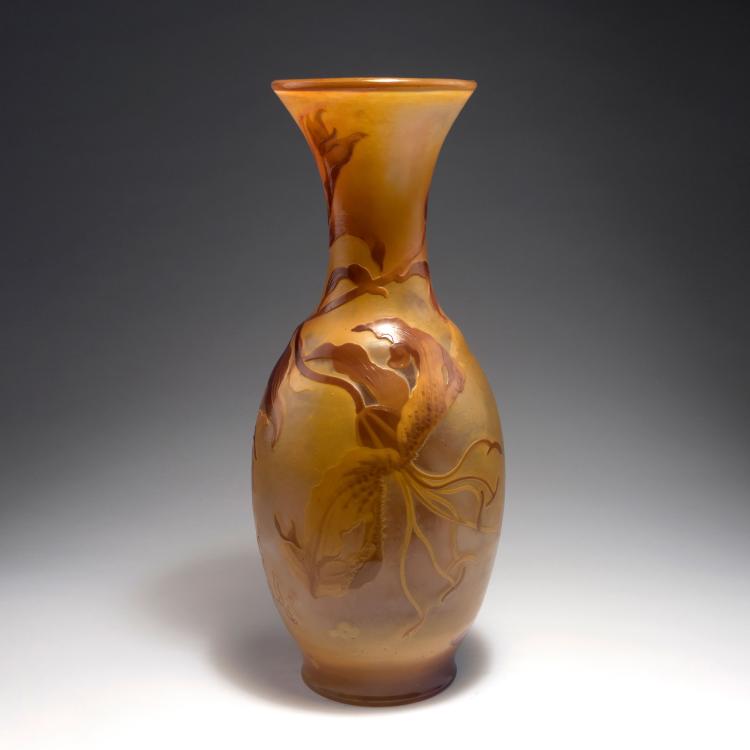 Bild 1 zu Objekt, Gro&szlig;e Vase 'Lys tigr&eacute;', 1900-04, Gall&eacute;, Emile, Nancy, 126 139