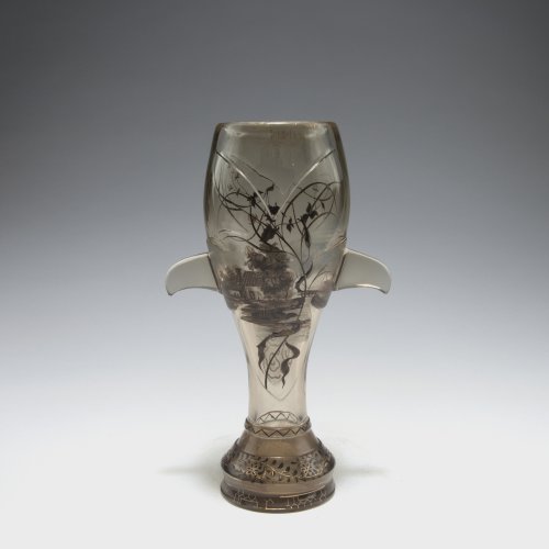 Japanesque vase with handles, c1889