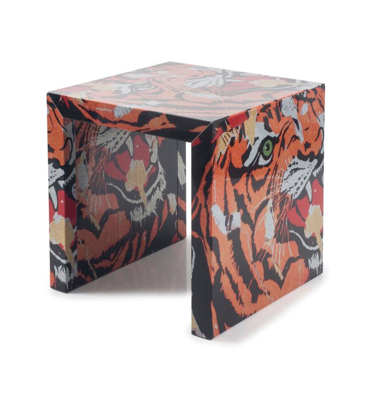 Hauptbild zu Objekt, Beistelltisch 'Tigre', 2004, Mimmo Rotella, Zerodisegno, San Giuliano Vecchio, 127A 277