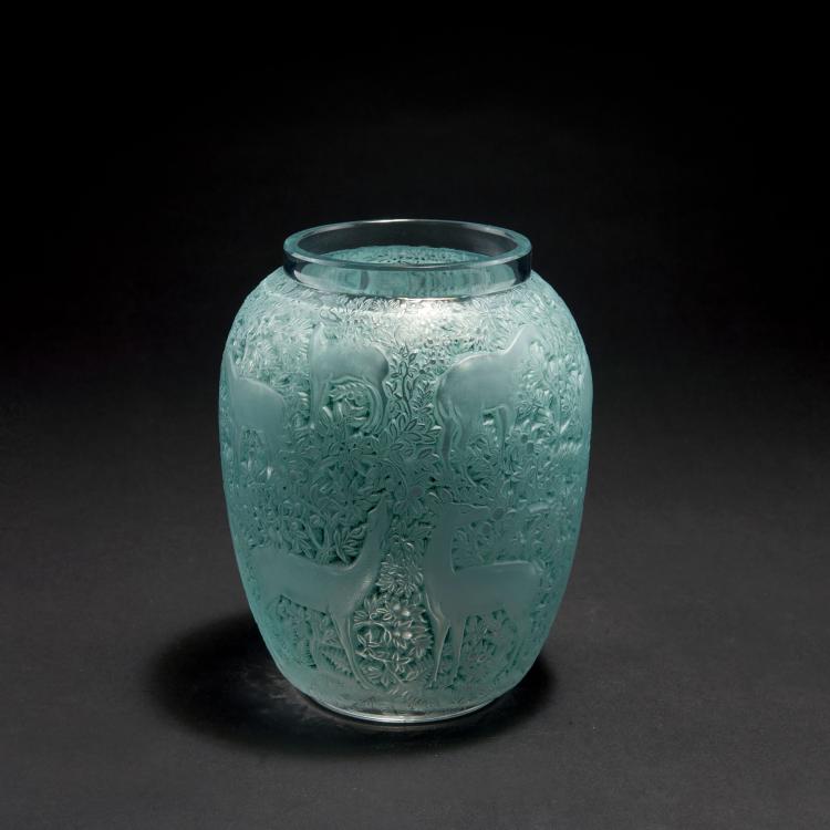 Hauptbild zu Objekt, Vase 'Biches', 1932, Lalique, Wingen-sur-Moder, 126 218