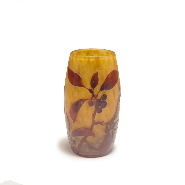 Hauptbild zu Objekt, Becher 'Cornouiller', um 1910, Daum Fr&egrave;res, Nancy, 126 67