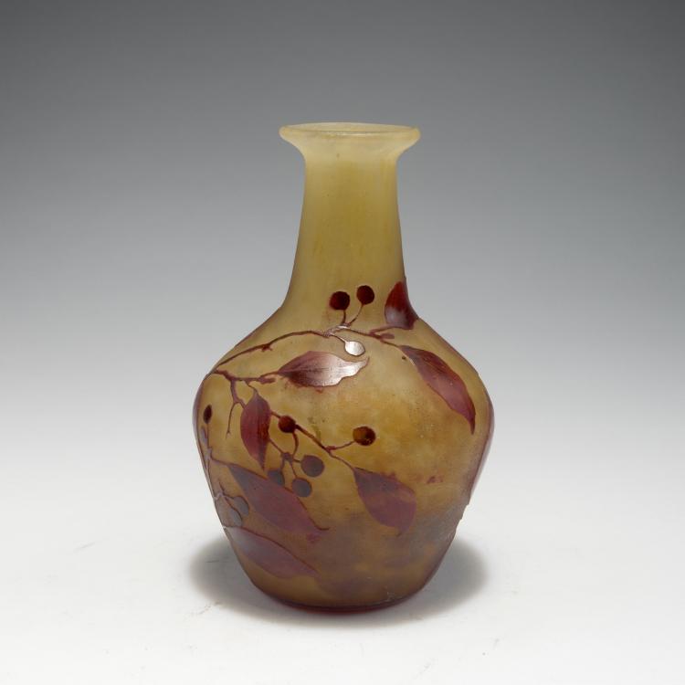 Bild 1 zu Objekt, Vase 'Cornouiller', um 1910, Daum Fr&egrave;res, Nancy, 126 69