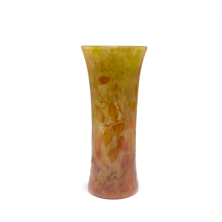 Hauptbild zu Objekt, Vase 'H&ecirc;tre roux', 1910, Henri Berg&eacute;, Daum Fr&egrave;res, Nancy, 126 70
