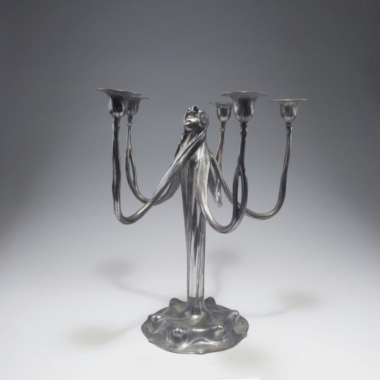 Hauptbild zu Objekt, Candelabrum for the Paris World Fair 1900, Hans Peter, Orivit-Metallwarenfabrik, K&ouml;ln, 126 607