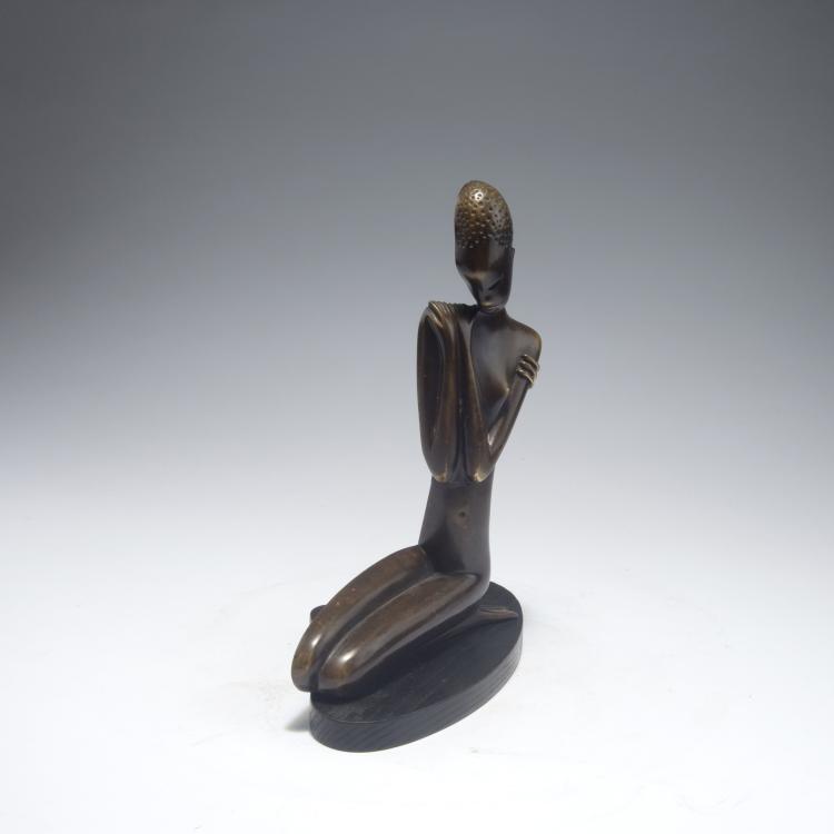 Bild 1 zu Objekt, Sitzende Afrikanerin, 1950er Jahre, Hagenauer, Wien, 126 420