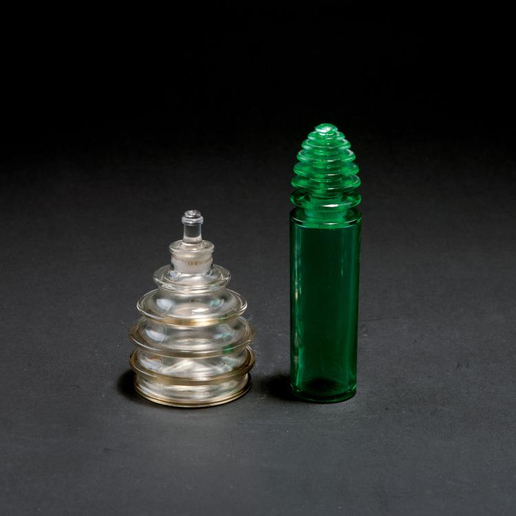 Hauptbild zu Objekt, Zwei Flacons 'Sans Adieu', 1929 und 'Imprudence', 1938 f&uuml;r Worth, Ren&eacute; Lalique, Lalique, Ren&eacute;, Wingen-sur-Moder, 126 212