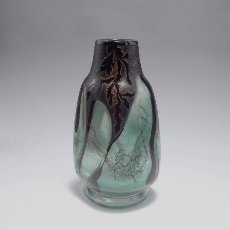 Bild 3 zu Objekt, Vase 'Algues et poissons', 1898, Henri Berg&eacute;, Daum Fr&egrave;res, Nancy, 126 24