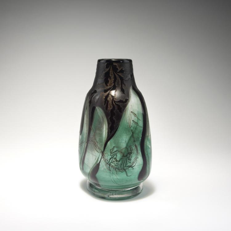 Bild 6 zu Objekt, Vase 'Algues et poissons', 1898, Henri Berg&eacute;, Daum Fr&egrave;res, Nancy, 126 24