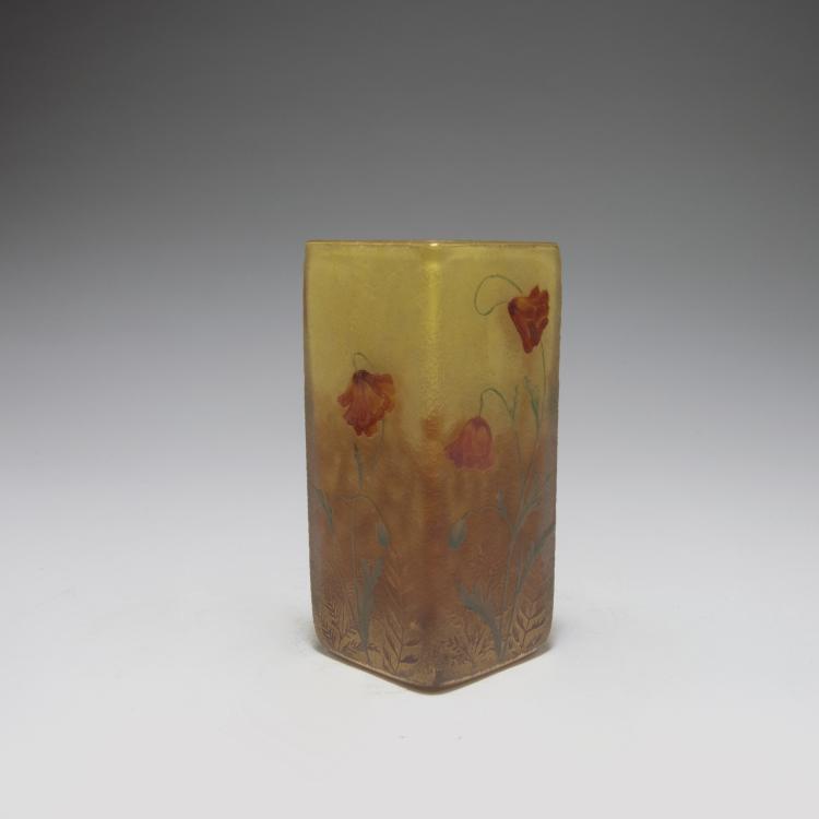 Hauptbild zu Objekt, Vase 'Cocquelicot', 1900, Daum Fr&egrave;res, Nancy, 126 31