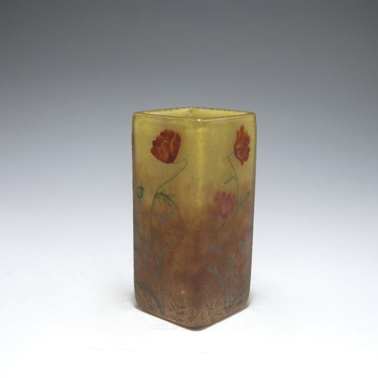 Bild 1 zu Objekt, Vase 'Cocquelicot', 1900, Daum Fr&egrave;res, Nancy, 126 31