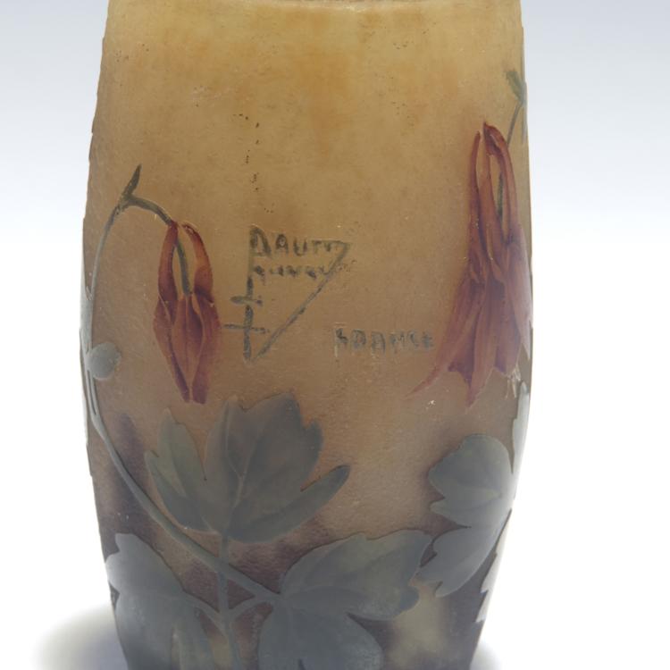 Bild 2 zu Objekt, Vase 'Ancolies', um 1910, Daum Fr&egrave;res, Nancy, 126 90