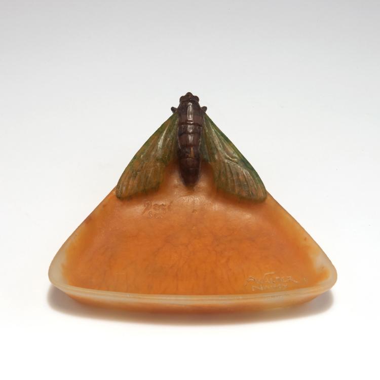 Bild 1 zu Objekt, 'Papillon de Nuit' bowl, c1920, Henri Berg&eacute;, Walter, Amalric, Nancy, 126 277