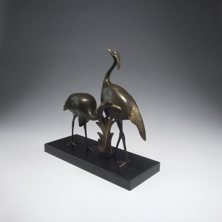 Bild 1 zu Objekt, 'Graukraniche', um 1960, Andras Sinko, Etling, Paris, 126 472