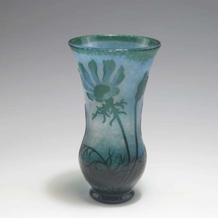 Bild 1 zu Objekt, 'Anemones' Martel&eacute; vase, 1899, Henri Berg&eacute;, Daum Fr&egrave;res, Nancy, 126 28