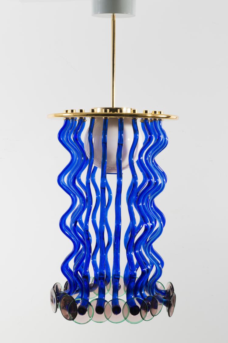 Bild 2 zu Objekt, 'Formosa' ceiling light, 1996, Ettore Sottsass, Venini & C., Murano, 127A 273