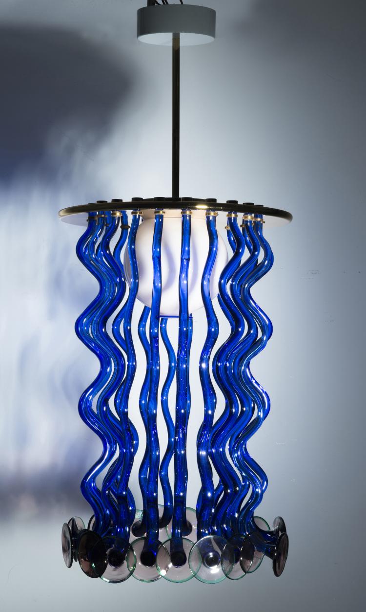Bild 3 zu Objekt, 'Formosa' ceiling light, 1996, Ettore Sottsass, Venini & C., Murano, 127A 273