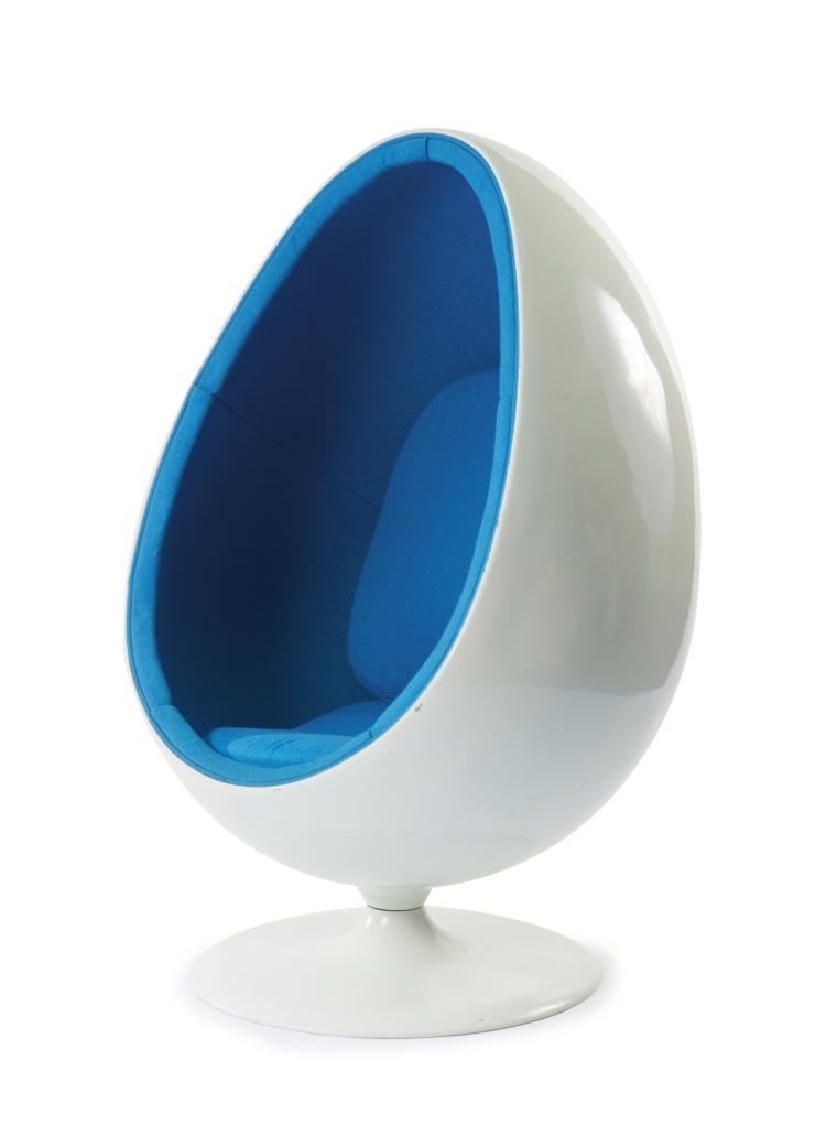 Hauptbild zu Objekt, Sessel 'Ovalia', 1968 , Henrik Thor-Larsen, Italien, 1970er/80er Jahre (zugeschrieben)., 127B 496