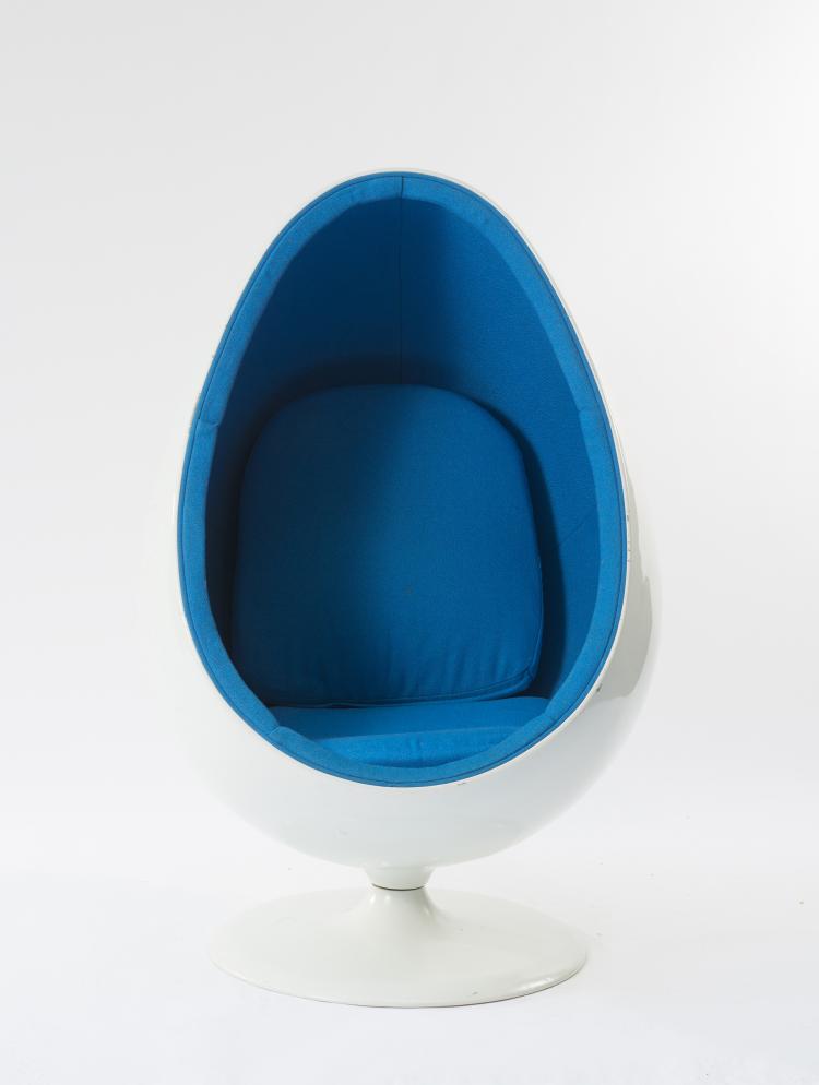 Bild 1 zu Objekt, Sessel 'Ovalia', 1968 , Henrik Thor-Larsen, Italien, 1970er/80er Jahre (zugeschrieben)., 127B 496