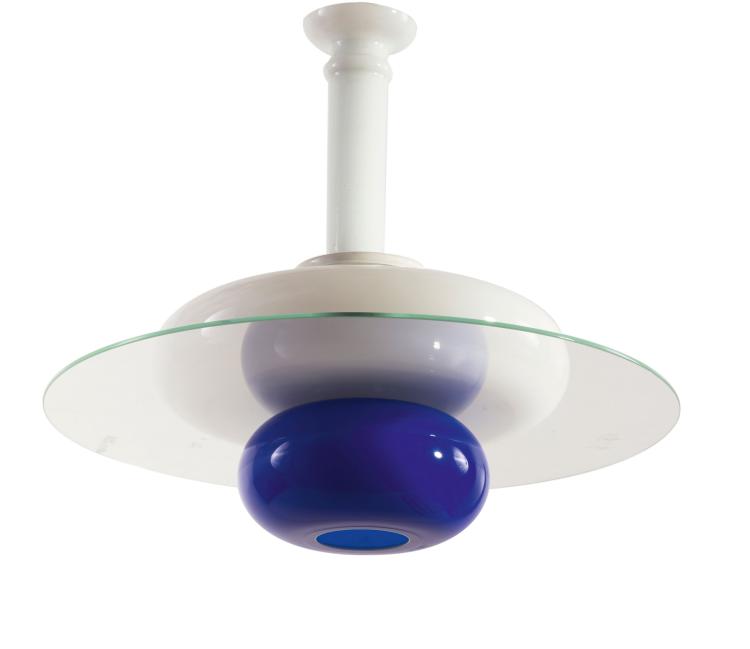 Hauptbild zu Objekt, 'Firenze' (variation) ceiling light, c1994, Ettore Sottsass, Venini & C., Murano, 127A 272