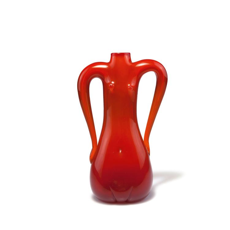 Hauptbild zu Objekt, 'Donna' vase, c1949, Fulvio Bianconi, Venini & C., Murano, 128C 635