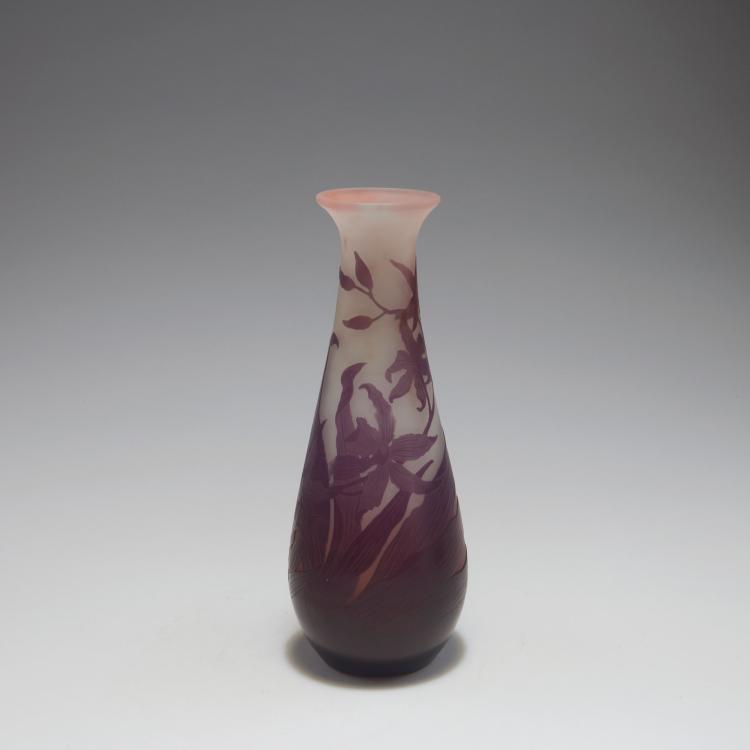 Hauptbild zu Objekt, Vase 'Orchid&eacute;es', 1906-10, Gall&eacute;, Emile, Nancy, 126 160