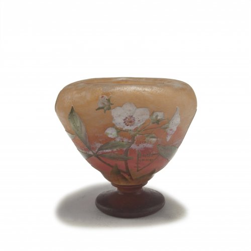 Footed 'Fleurs de Pommier' bowl, c1910