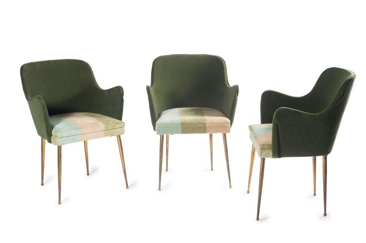 Hauptbild zu Objekt, Three 'P35' chairs, c1953, Osvaldo Borsani, Tecno, Mailand, 127A 60