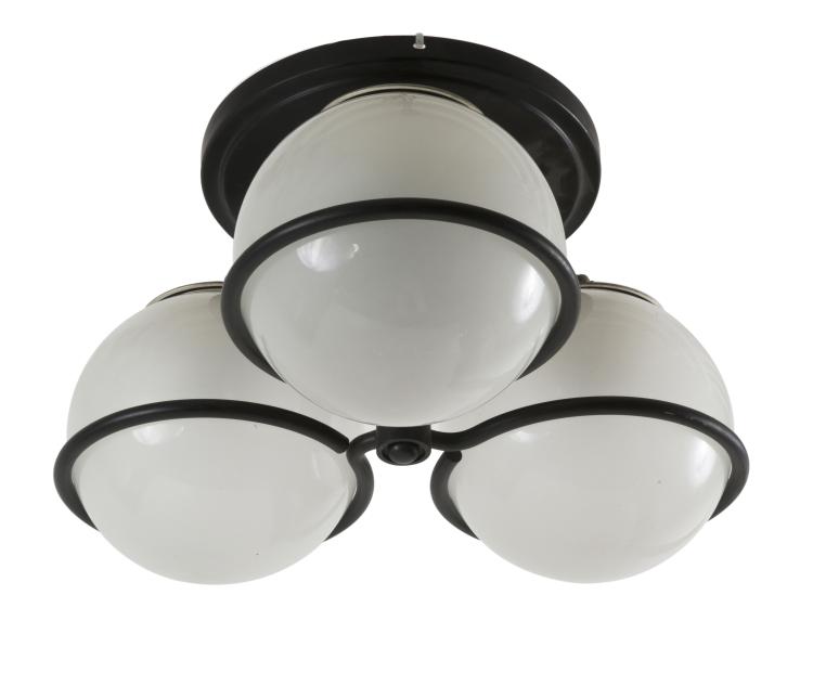Hauptbild zu Objekt, '2042/3' ceiling light, 1963, Gino Sarfatti, Arteluce, Mailand, 127A 156