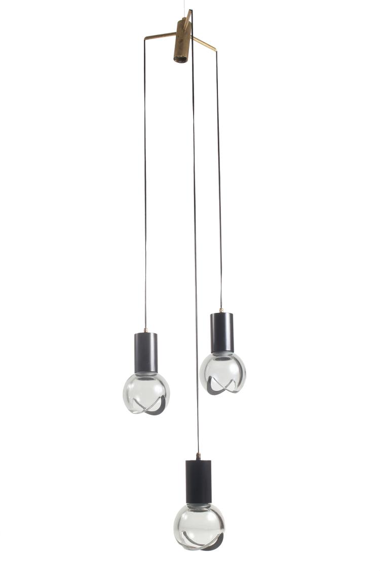 Hauptbild zu Objekt, Ceiling light, c1970, Flavio Poli, Seguso Vetri D'Arte, Murano, 127A 217