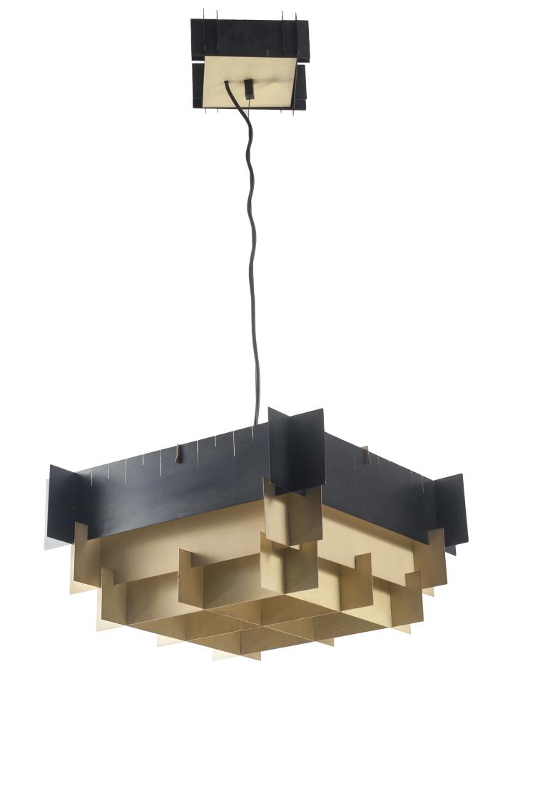 Hauptbild zu Objekt, Ceiling light, c1960, Stilnovo, Mailand, 127A 128