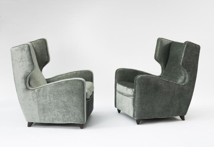 Bild 1 zu Objekt, Two easy chairs, 1950s, Italien, 127A 40