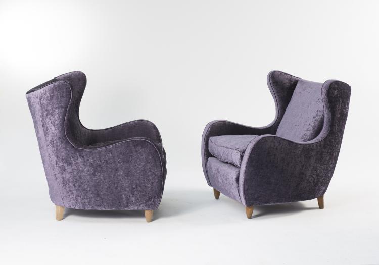 Bild 1 zu Objekt, Two easy chairs, 1950s, Italien, 127A 46