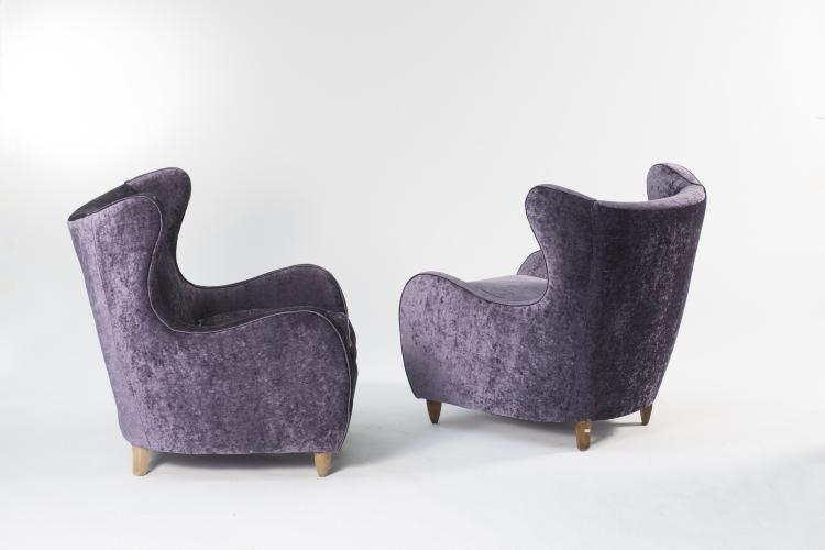 Bild 2 zu Objekt, Two easy chairs, 1950s, Italien, 127A 46