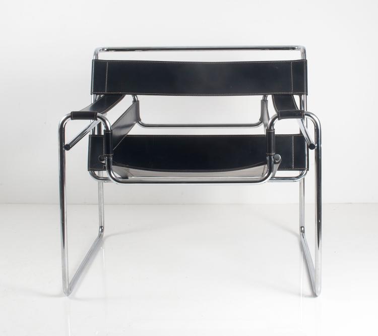 Bild 1 zu Objekt, Armlehnsessel 'B 3 - Wassily', 1925, Marcel Breuer, Knoll International, New York, 127B 290