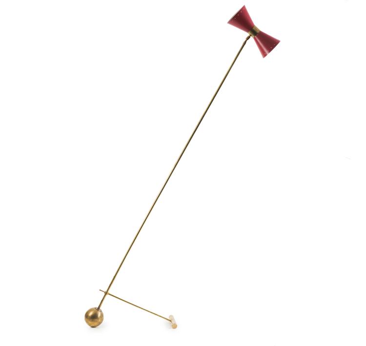 Hauptbild zu Objekt, Floor light, c1955, Robert Mathieu, Frankreich, 127B 398