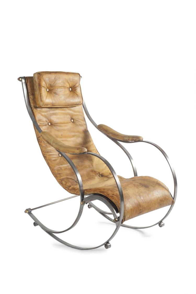 Hauptbild zu Objekt, Rocking chair, 1850s, Winfield & Co., Birmingham (zugeschrieben), 127B 280