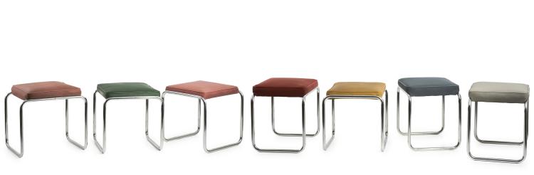 Hauptbild zu Objekt, Seven stools, 1950s, Melder, Augsburg; Mauser-Werke, Waldeck, 127B 363
